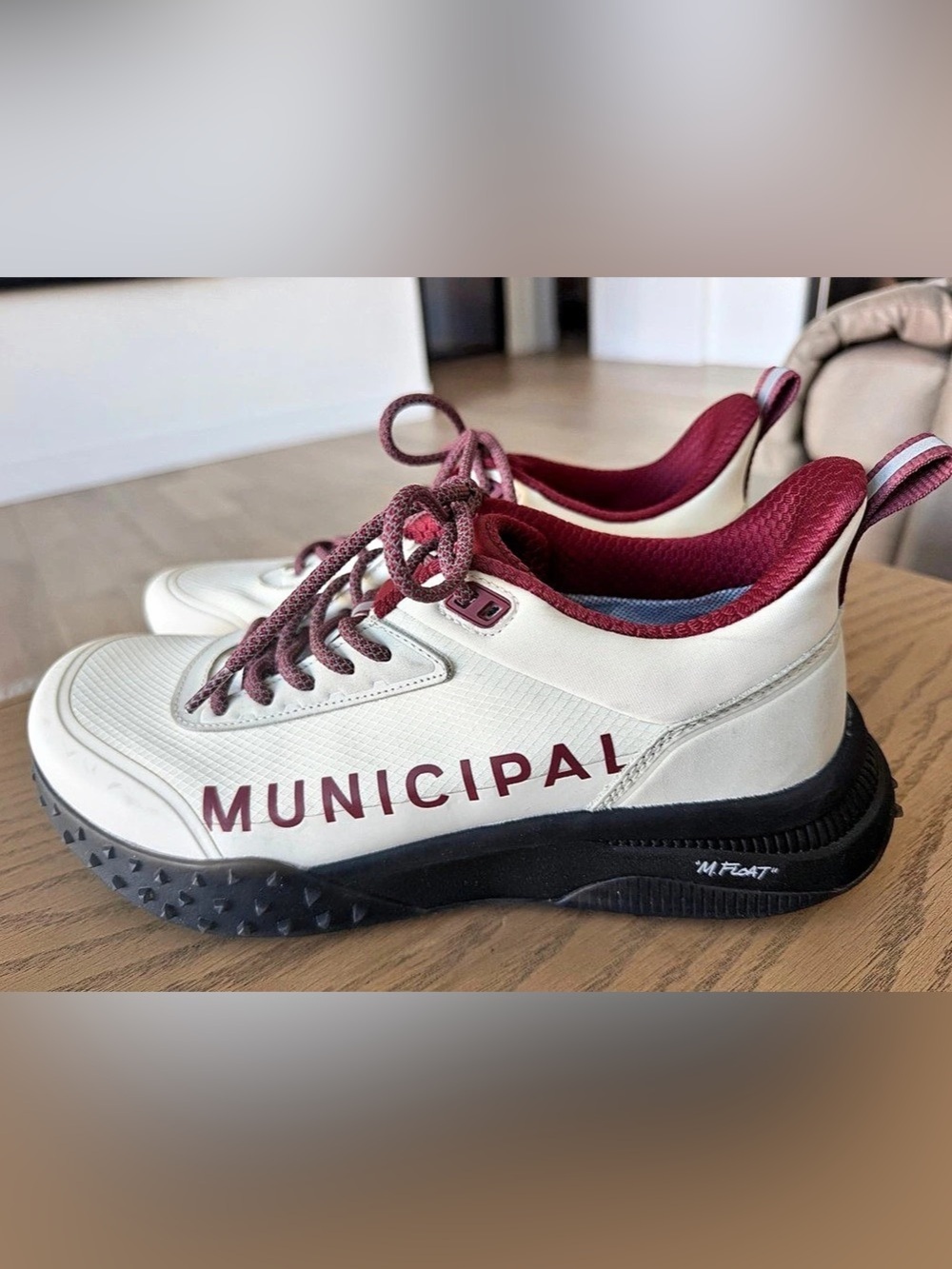 Municipal Sportcross ATG Natural Cardinal Black Men's 10.5 Sneakers Shoes